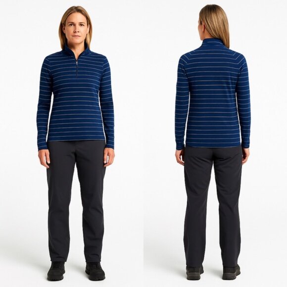 Icebreaker Merino 200 Oasis Half Zip Thermal Top 100% Merino Wool - Picture 2 of 7